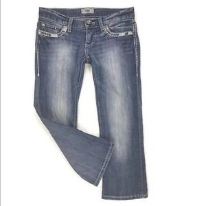 Daytrip Cropped Jeans Leo Style DBK206